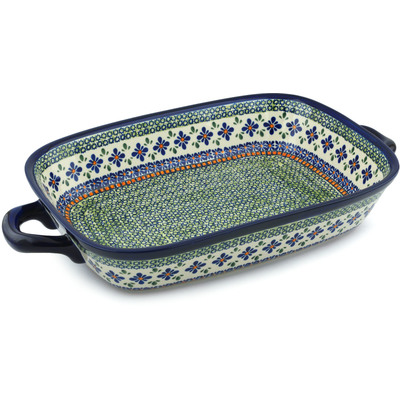 Rectangular Baker with Handles 19"