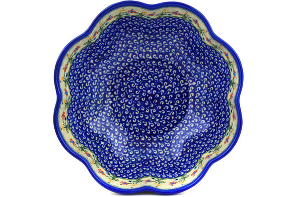 Scalloped Fluted Bowl 10"