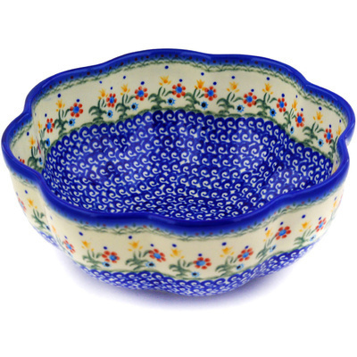 Scalloped Fluted Bowl 10"