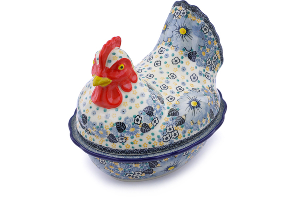 Hen Shaped Jar 9"