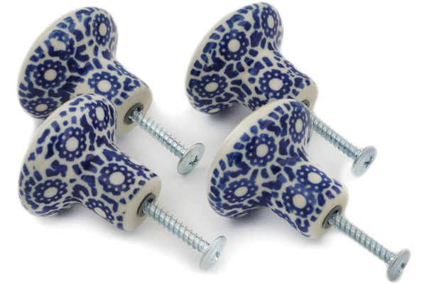 Set of 4 Drawer Pull Knobs 1-1/2 inch