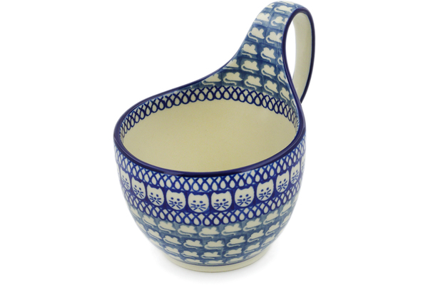 Bowl with Loop-Handle 6"