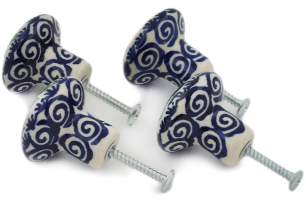 Set of 4 Drawer Pull Knobs 1-1/2 inch