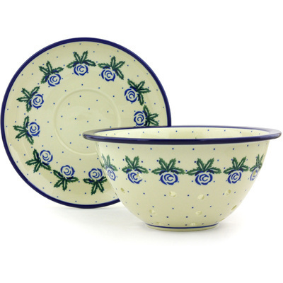 Colander with Plate 8"