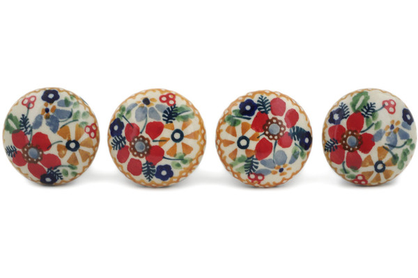 Set of 4 Drawer Pull Knobs 1-1/2 inch