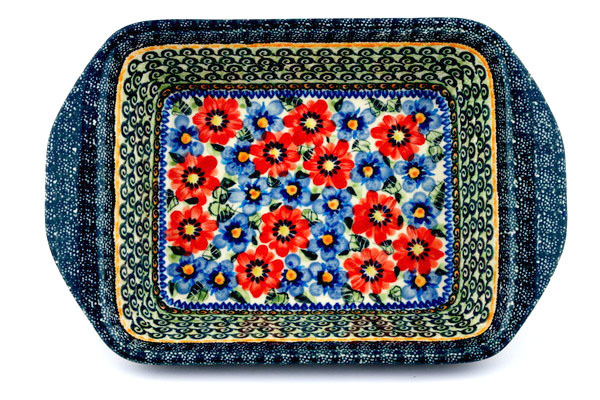 Rectangular Baker with Handles 12"