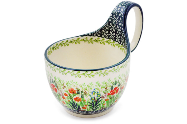 Bowl with Loop-Handle 6"