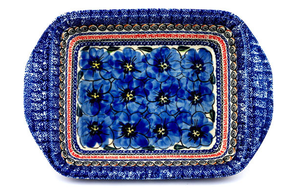 Rectangular Baker with Handles 12"