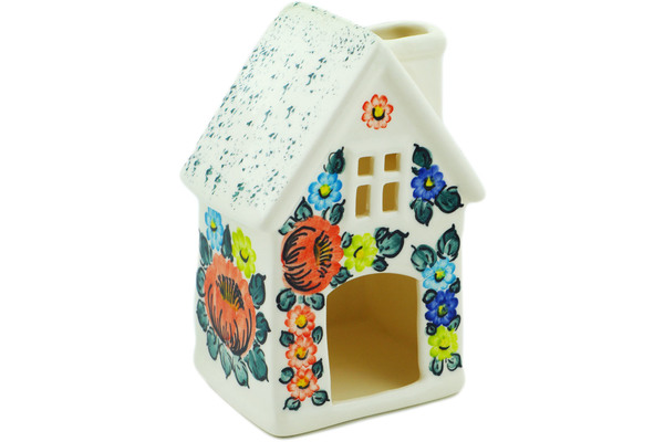 House Shaped Candle Holder 6"