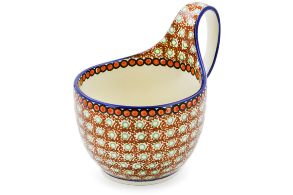 Bowl with Loop-Handle 6"