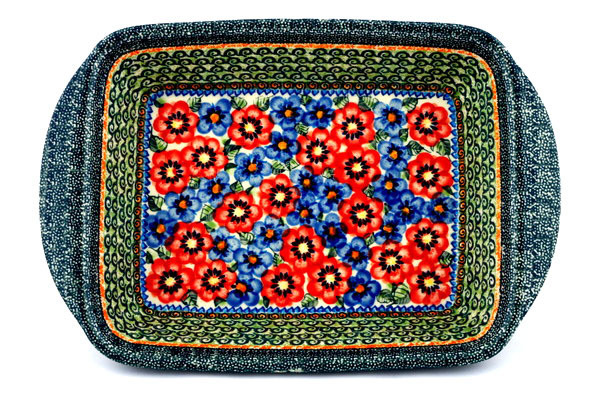 Rectangular Baker with Handles 14"