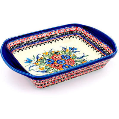 Rectangular Baker with Handles 14"