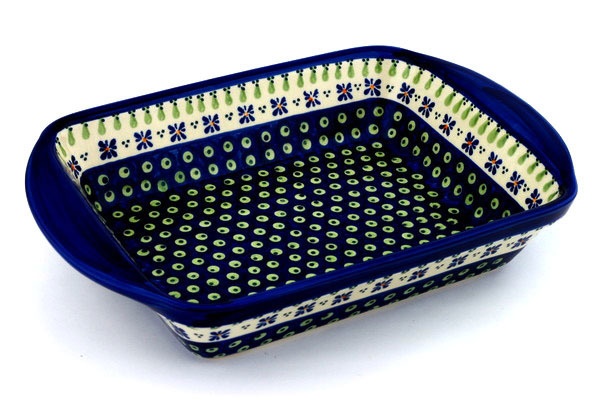 Rectangular Baker with Handles 14"