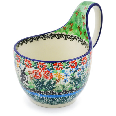 Bowl with Loop-Handle 6"