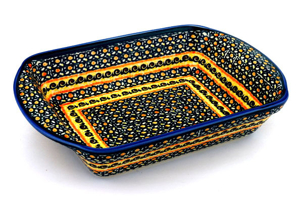 Rectangular Baker with Handles 14"