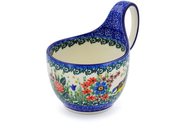 Bowl with Loop-Handle 6"