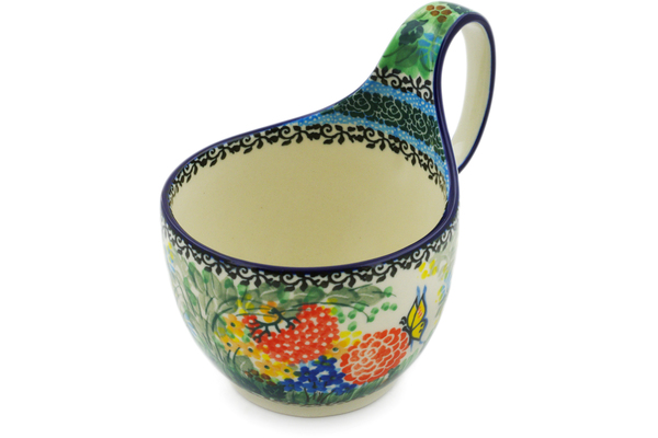 Bowl with Loop-Handle 6"