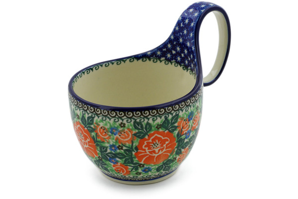 Bowl with Loop-Handle 6"