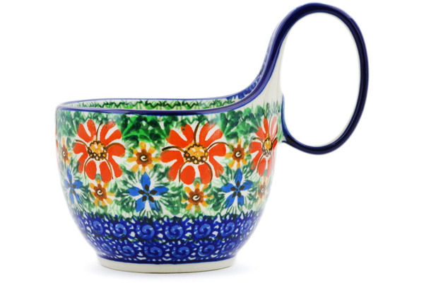 Bowl with Loop-Handle 6"