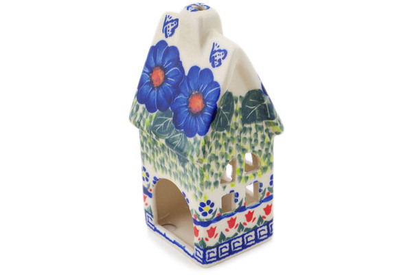 House Shaped Candle Holder 6"