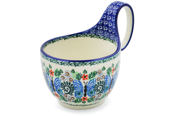 Bowl with Loop-Handle 6"