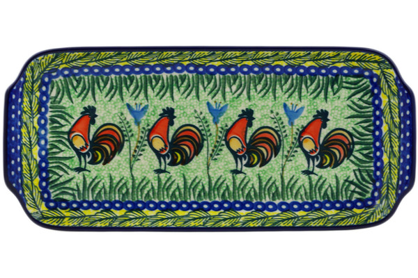 Platter with Handles 13"