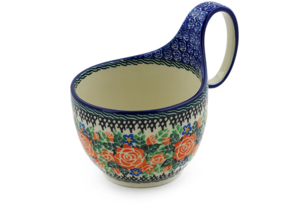 Bowl with Loop-Handle 6"