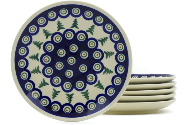 Set of 6 Plates 7"
