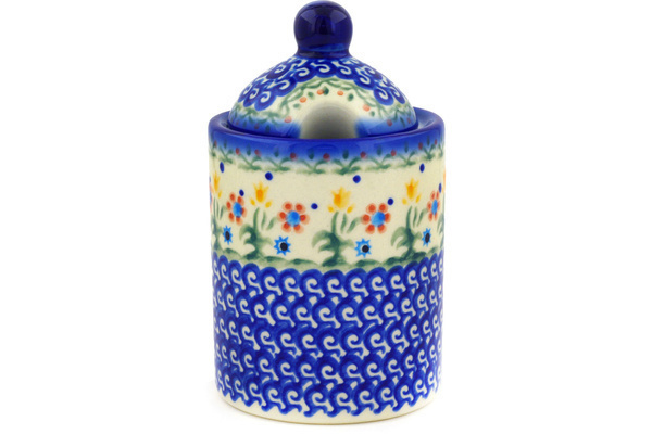 Jar with Lid with Opening 6"