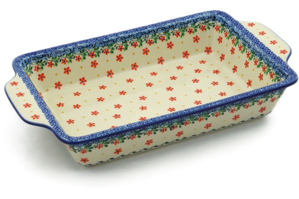 Rectangular Baker with Handles 13"