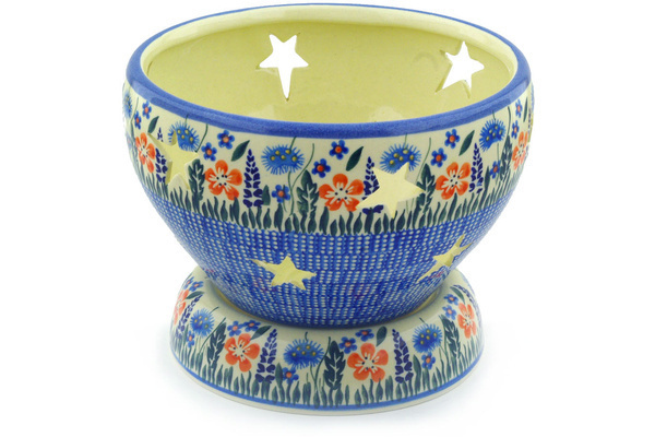 Globe Shaped Candle Holder 8"