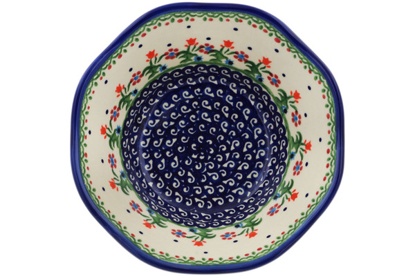 Scalloped Fluted Bowl 7"