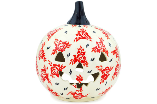 Jack O Lantern Candle Holder 9"