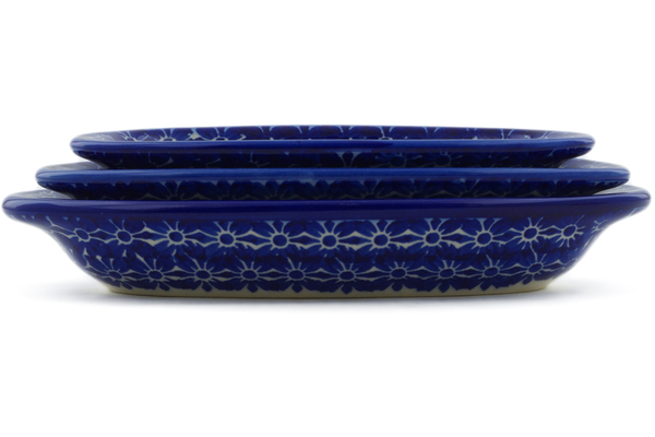 Condiment set of 3 nesting dishes: 7¼-inch, 6½-inch, 5¾-inch