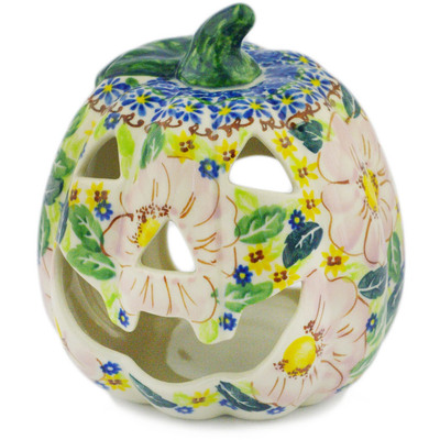 Jack O Lantern Candle Holder 6"