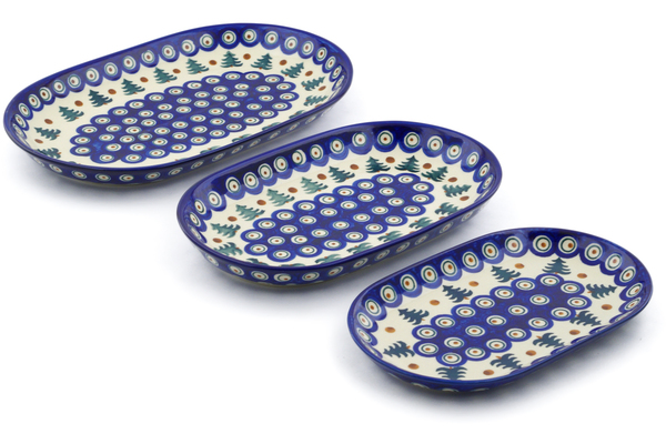 Set of 3 Platters 13"