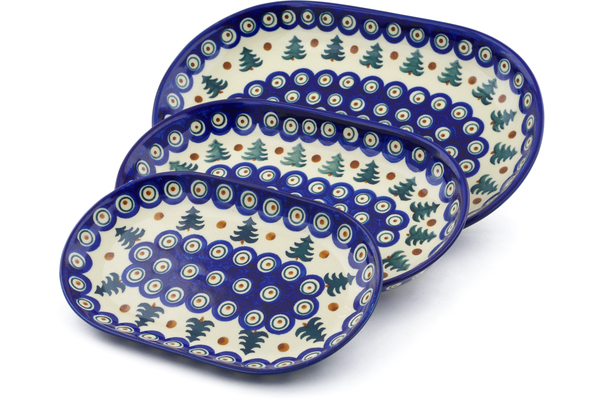 Set of 3 Platters 13"