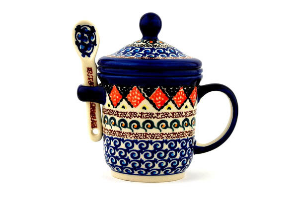 Brewing Mug with Spoon 12 oz