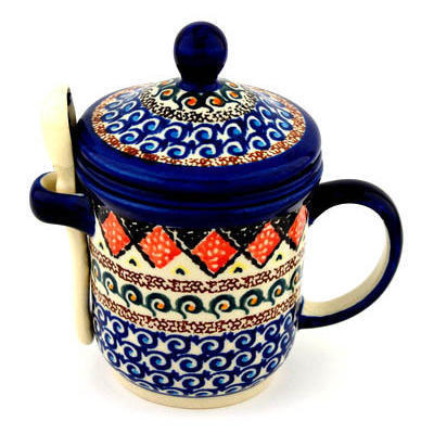 Brewing Mug with Spoon 12 oz