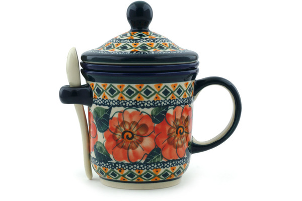 Brewing Mug with Spoon 12 oz