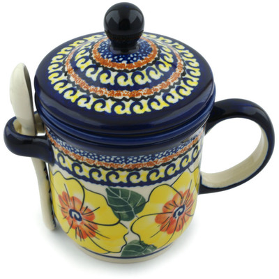 Brewing Mug with Spoon 12 oz