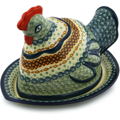 Dish with Hen Cover 14"