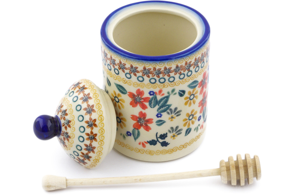 Honey Jar with Dipper 6"