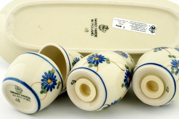 Salt and Pepper with Toothpick Holder 10"