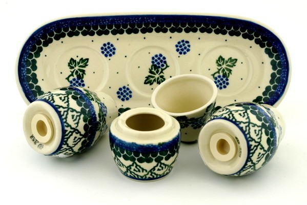 Salt and Pepper with Toothpick Holder 10"