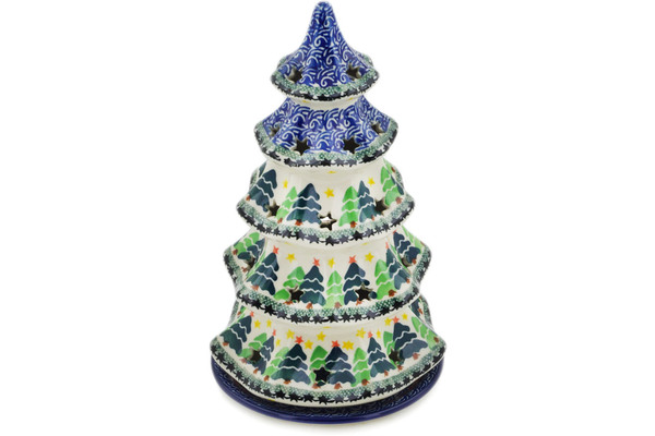 Christmas Tree Candle Holder 10"