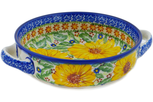 Round Baker with Handles 8"