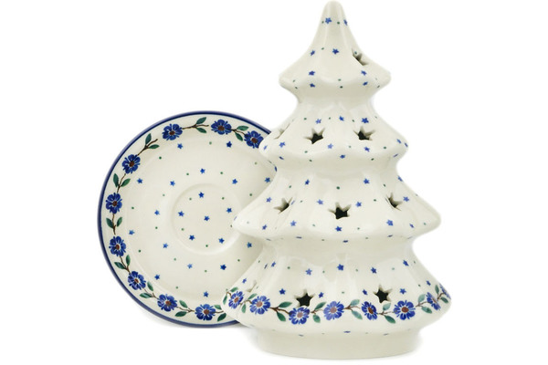 Christmas Tree Candle Holder 8"