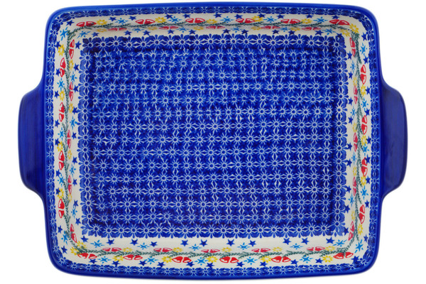 Rectangular Baker with Handles 15"