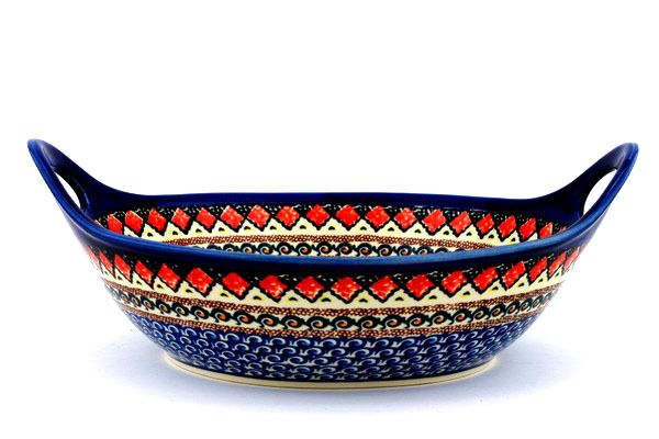 Bowl with Handles 14"